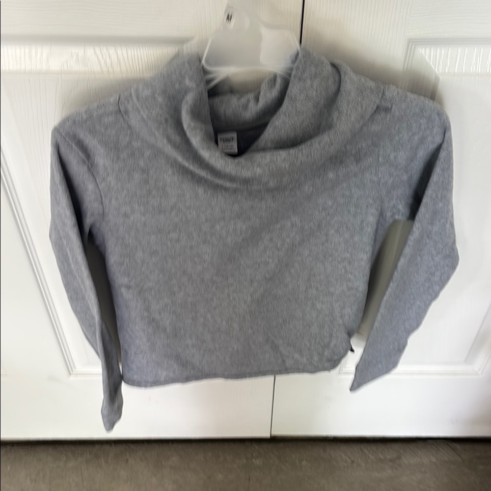 Girls sz 10-12: Old Navy Gray Cowl Neck Sweater and old navy hoodie together